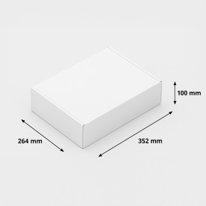 Pudełka wysyłkowe z logo kolorowym wymiary f71 35×26×10 cm