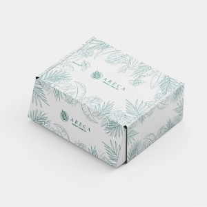 przykład nadruku Pudełka wysyłkowe z logo kolorowym f45 23×14×8 cm