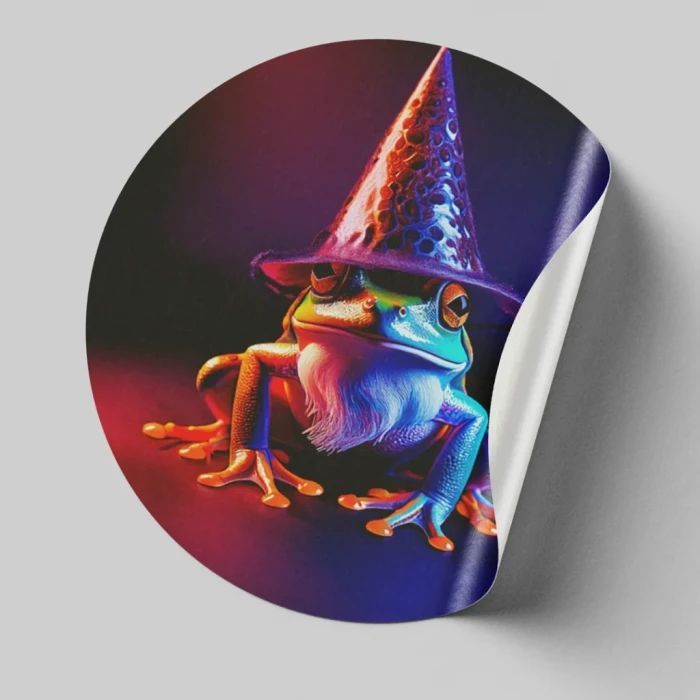 etykiety okrągłe 50 mm z logo