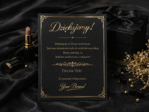 Karta z podziękowaniem elegancka A6 z twoją grafiką.png