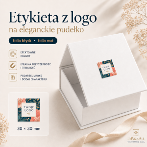 etykieta z logo na eleganckie pudełko białe 30x30mm.png