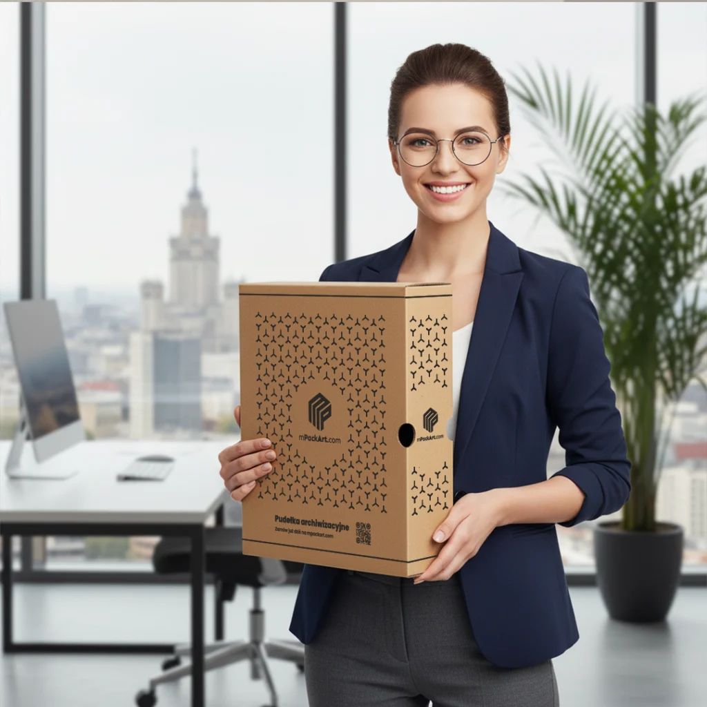 Pudełka archiwizacyjne dla biura rachunkowego